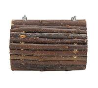 TARSHYRY Toys de Hamster, Hamster Tunnel Applewood Easy Installation Hideout pour, Petits Animaux (Type de Crochet)