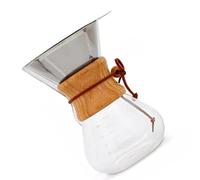 TARSHYRY Verser sur une Cafetière en Verre à Haute Teneur en Borosilicate 800 Ml Goutteur de café Manuel avec Filtre en Acier Inoxydable pour la Cuisine du Bureau à Domicile Brassant