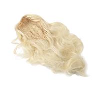 TARSHYRY Wig Blonde Cheveux Humains, Pelucas de Mujer Pelo Humano High Temperature Synthetic Hair Long Wig Wavy avec des Tendances de la Mode Européennes Actuelles pour les Fêtes, les événements ou