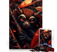 Tarsier, Mon drôle d'ami, Puzzle de 1000 pièces pour Adultes, pour stimuler la mémoire, Un Moment de détente, à Assembler Selon Le Motif de la liste de souhaits du Père Noël 38x52cm