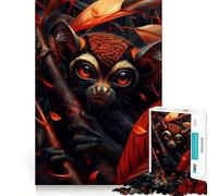 Tarsier, Mon drôle d'ami, Puzzle de 1000 pièces pour Adultes, pour stimuler la mémoire, Un Moment de détente, à Assembler Selon Le Motif de la liste de souhaits du Père Noël 38x52cm