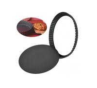 Tart Pan Quiche Pan Thickening Nonstick Deep Baking Dish Pie Plate Mold with Removable Bottom 13 Inch