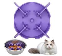 Tartaglia Mangeoire pour Chien,Bol pour Chien à Alimentation Lente en Silicone | Gamelle surélevée Anti-glouton pour Manger sainement, gamelle antidérapante pour Compagnie Gamelles lentes