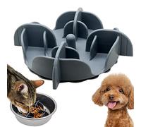 Tartaglia Mangeoire pour Chien en Silicone - Gamelle Lente GranRace Antidérapante pour Chat, Bol Surélevé pour Alimentation