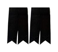 Tartan City Hommes Flashes de Chaussettes Kilt Noir Uni/Kilt Accesoire Noir Écossais