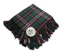 Tartanista - Fly plaid avec broche - homme - pour kilt - national écossais - 110 x 110 cm