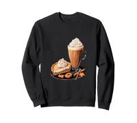 Tarte à la Citrouille et aux épices Latte à la Citrouille Automne Saison d'automne Sweatshirt