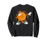 Tarte à la Citrouille tamponnée pour Thanksgiving Day Funny Boys Kids Dab Sweatshirt