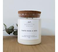 Tarte noix & miel - maxi bougie 2 mèches