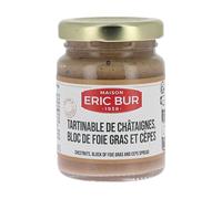 TARTINABLE A LA CHATAIGNE, BLOC DE FOIE GRAS ET CEPES 90G ERIC BUR