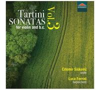 Tartini / Siskovic / Ferrini – Sonates pour violon et basse continue Vol. 3 – CD – Dynamic