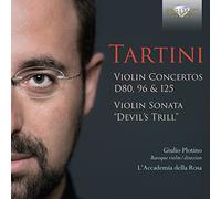 Giuseppe Tartini – Concertos pour violon D80, 96 & 125 et Sonate « Devil's Thrill » – CD – Edel