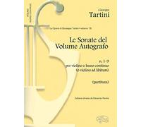 Tartini Volume 19: Sonate Del Volume Autografo / Conducteur