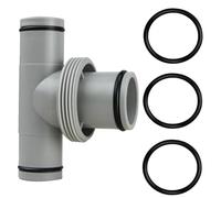 Tarton T pour tuyau d'eau - Connecteur de pompe filtre à 3 voies, adaptateur pour tuyau lourd | universel de remplacement de l'articulation droite pour pompes pour piscine gonflable