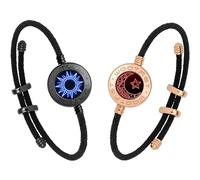 tartoow longue Distance Touch Vibration Bracelets longue Distance relation cadeaux pour petite amie petit ami amour Bracelets pour les Couples Bluetooth M001 B R01 G Y01