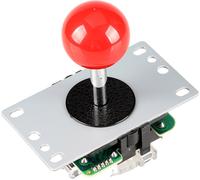 Tarts Arcade Bâton Manette Joystick Classique Concurrence Bâton 4-8 Voies Réglables (Mad Catz Sf4 Tournoi Joystick Compatible) Jamma Mame Machine Jeux Parties (Rouge)