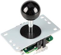 TARTS Arcade Bâton Manette Joystick Classique Concurrence Bâton 4-8 Voies Réglables (Mad Catz SF4 Tournoi Joystick Compatible) Jamma Mame Machine jeux Parties (Noir)