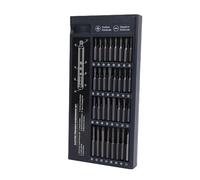 Taruor 76 dans 1 Tournevis, la Force électrique S'adapte entre 0,12-0,35n.m, Force Manuelle 5N.M, 56 Bits et 9 Exercices, Boîtier Magnétique, Batterie de 350mAh, Vitesse 200rpm,