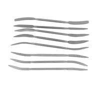 Taruor Ensemble de Fichiers de Râpe à Double Fin Outil Menuiserie en Acier en Acier pour le Bravoure et la Mise Forme