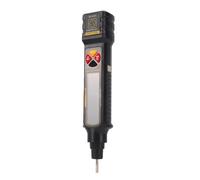 Taruor Testeur de Prise D'analyseur de Circuit Sortie avec Test RCD Détection Tension AC 12-300 V Test continuité D'identification Fil Neutre Sous Tension pour la sécu (Prise UE 250V)