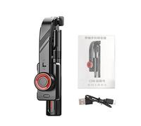 Taruor Trépied Stabilisateur de Téléphone Portable Polyvalent pour Perche à Selfie pour Smartphone, Cardan Extensible Anti-secousses Streaming en Direct Vlog, Alliage D'aluminium ABS Stable et Compact