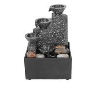 Taruor USB Desktop Water Fountain Decoration Office Home Office Intérieur Ornement de l'artisanat Relaxant