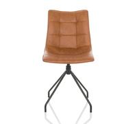 TARVISO PU - Chaise rembourrée Marron