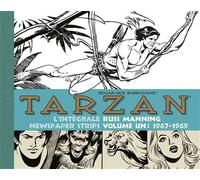 Tarzan - L'intégrale russ manning newspaper strips (volume 1 : 1967 / 1969) 1967-1969 - Edgar Rice Burroughs - Graph Zeppelin Eds - relié - Comics