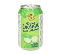 TAS Jus de Noix de Coco avec Pulpe (Canette) 310 ml