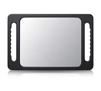 TASALON Miroir à main avec double poignée - Grand miroir de coiffure pour salon de coiffure et de beauté - Rétroviseurs durables avec vue grand angle - Miroir léger pour coupe de cheveux avec double