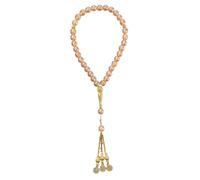 Tasbih Avec 33 Perles En Pierre Rondes 10mm Chapelet Cadeau Perles De Prière Cadeaux Pour L'Aïd Et Sacrifice
