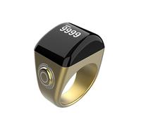 Tasbih - Compteur de prière IP7, 5 Rappel de prière, écran OLED, réglage du comptage personnalisé, connecté, musulman pour tous les âges, batterie de grande capacité, look luxueux