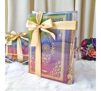 Tasbih Coran arc-en-ciel et perles | Coffret cadeau islamique de prière du Coran | Coran Mushaf Tasbeeh pour musulman | Cadeau d'anniversaire islamique | Cadeau de remise de diplôme | Cadeau de l'Aïd