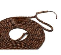 Tasbih en bois 1000 Perles en Bois d'Olivier avec Compteur - Longueur 250 cm - Perles 5x7mm - Idéal pour Méditation et Prière Tijaniyya Chapelet