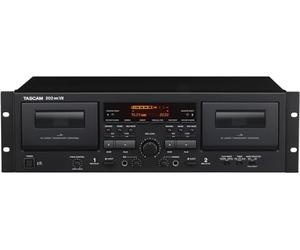 Tascam 202MLVII Plateau double cassette avec sortie USB, noir, 202MKVII