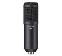 TASCAM TM-70 - Microphone Dynamique pour baladodiffusion et réunion de Nouvelles, Noir