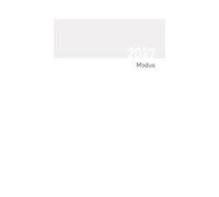 Taschenkalender Modus geheftet Einlage 2027: Kalendereinlage für Taschenkalender Modus geheftet