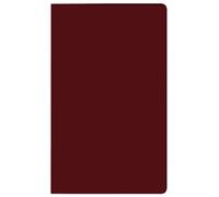 Taschenkalender Modus geheftet PVC burgund 2027: Terminplaner mit 2-Wochenkalendarium. Wiederverwendbarer Buchkalender 1 Woche 1 Seite. 8,7 x 15,3 cm
