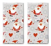 Taschentücher bedruckt - Lot de 20 mouchoirs (2 x 10) - Cadeau amusant pour Noël - Gris - Paquet - 4 épaisseur - Papier - Léger