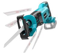 TASDISE Scie Sabre Sans Fil pour Makita 18 V, Scie Alternative Sans Balais à Vitesse Variable, Voyage de 1", 3200 SPM Scie Slternative à 4 Lames pour Outil de Coupe de Métal/Bois/PVC (Sans Batterie)