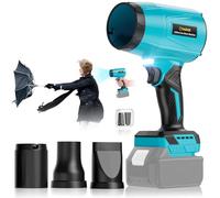 TASDISE Souffleur de Feuilles sans Fil pour Batteries Makita 18V, Moteur Brushless 50000Tr/Min, Pression 850G, Souffleur Turbo pour Nettoyage de Voiture, Enlève Feuilles, Neigee (sans Batterie)