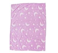 Tashace Couverture Lumineuse Double Face en Polyester, 1.52x1M, Brillante, pour Chambre à Coucher, climatisation, pour Enfants, garçons et Filles (Violet)