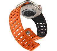 Tasikar Clip Bandes Magnétiques Compatibles avec Apple Watch 49mm 46mm 45mm 44mm 42mm Silicone Respirant Bracelet en Boucle pour iWatch Ultra3/2/1 SE Série 11 10 9 8 7 6 5 4 3