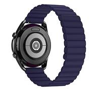 Tasikar Compatible avec Bracelet Samsung Galaxy Watch 7/6/5/4 40mm 44mm/6 Classic 43mm 47mm/5 Pro/ 4 Classic, 20mm Bracelet Montre Silicone Magnétique pour Galaxy Watch 3 (Bleu)