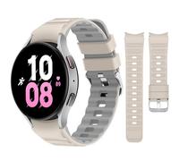 Tasikar Compatible avec Bracelet Samsung Galaxy Watch 7/6/5/4 40mm 44mm/Galaxy Watch 6 Classic 43mm 47mm/5 Pro/4 Classic Bracelet Sport Silicone pour Femmes Hommes, Gris Ètoilé