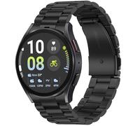 Tasikar No Gap Bandes Compatibles avec Samsung Galaxy Watch Band 7/6/5/4/FE 44mm 40mm/6 Classic Band 47mm 43mm/5 Pro 45mm/4 Classic 46mm 42mm, 20mm pour Hommes et Femmes, Noir