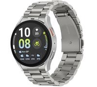 Tasikar No Gap Bandes Compatibles avec Samsung Galaxy Watch Band 7/6/5/4/FE 44mm 40mm/6 Classic Band 47mm 43mm/5 Pro 45mm/4 Classic 46mm 42mm, 20mm pour Hommes et Femmes, Gris Titane