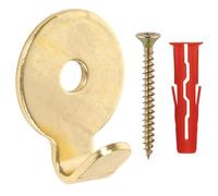 Taskar Crochets et fixations pour tableau en laiton robuste, paquet de 3