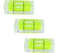 Taskar Lot de 3 mini niveaux à bulle carrés 29 mm
