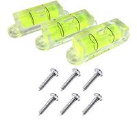 Taskar Lot de 3 mini niveaux à bulle carrés à visser 28 mm